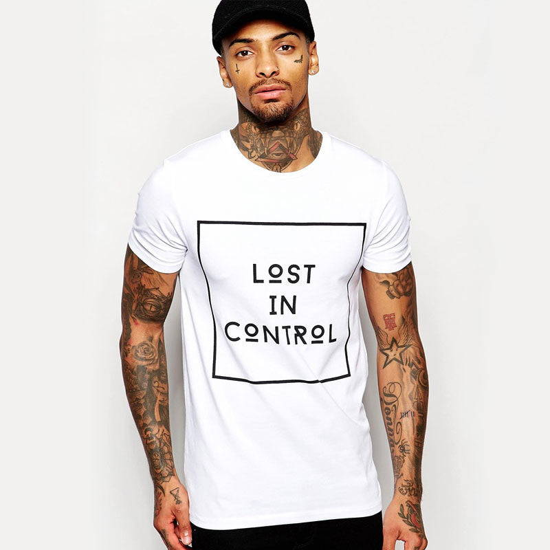 White T-Shirt with Cap