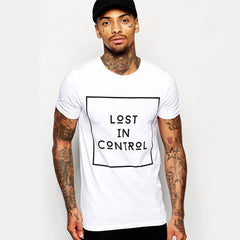 White T-Shirt with Cap